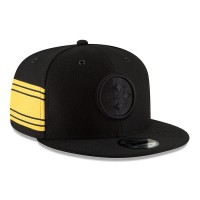 Youth Pittsburgh Steelers New Era Black 2018 NFL Sideline Color Rush 9FIFTY Snapback Adjustable Hat 3063028
